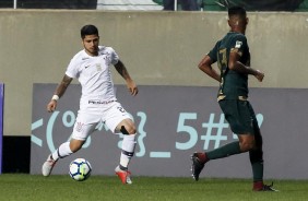 Sergio Daz fez seu primeiro jogo com a camisa do Corinthians contra o Amrica-MG