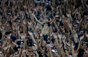Torcida fez linda festa na Arena Corinthians, pela semifinal da Copa do Brasil, contra o Flamengo