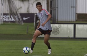 Matheus Matias no treino de reapresentao da equipe principal no CT