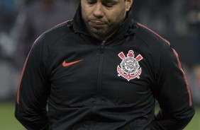 Jair Ventura não saiu satisfeito da Arena nesta sexta