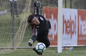 Cássio treina pela última vez antes de encarar o Cruzeiro, pela final da Copa do Brasil