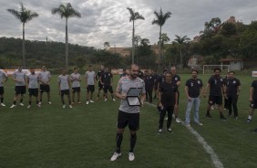 Danilo foi o grande homenageado do dia, no CT do Coimbra