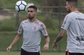 Gabriel durante último treino, no CT do Coimbra, para enfrentar o Cruzeiro