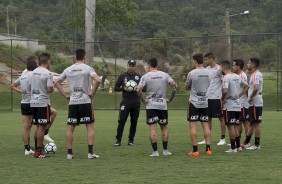 Jair Ventura comandou o último treino antes do jogo de ida, contra o Cruzeiro