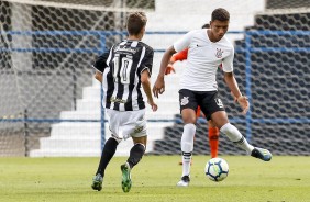 Julio durante jogo contra o Figueirense, pela Copa do Brasil Sub-17