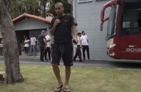 Sheik no CT do Coimbra durante último treino antes da final contra o Cruzeiro