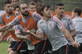 Treino no CT do Coimbra, em Minas Gerais, para duelo diante o Cruzeiro, pela final da Copa do Brasil