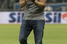 Jair Ventura comandou o time que perdeu para o Cruzeiro, no primeiro jogo da final da Copa do Brasil
