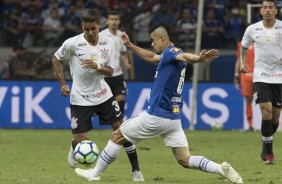 Pedrinho durante jogo contra o Cruzeiro, pela final da Copa do Brasil, em Belo Horizonte