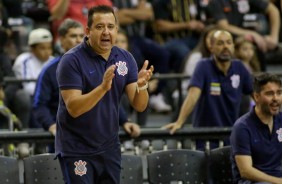 Treinador Andr Bi comandou a campanha invicta do Corinthians na Copa do Brasil de futsal