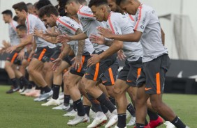 Treino do Corinthians com foco no jogo contra o Santos; Jair deve entrar com time alternativo