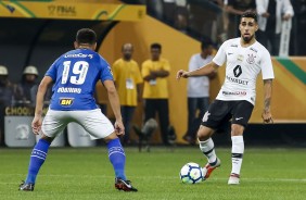 Gabriel foi titular contra o Cruzeiro, na final da Copa do Brasil, na Arena Corinthians