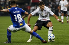 Romero durante jogo contra o Cruzeiro pela final da Copa do Brasil, na Arena