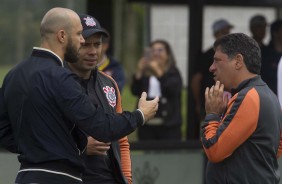 Jair Ventura em conversa com Alessandro