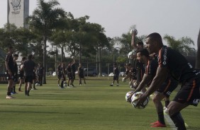 Jogadores retornam aos treinos aps vitria contra o Bahia