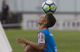 Jogadores em atividade no treino desta quarta-feira antes de enfrentar o Botafogo