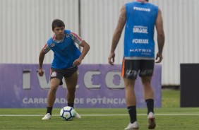 Romero atuando no treino desta quarta