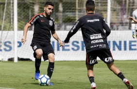 Corinthians faz seu último treino antes de enfrentar o São Paulo na Arena