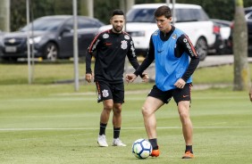 Corinthians faz seu último treino antes de enfrentar o São Paulo na Arena