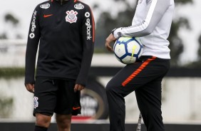 Corinthians faz seu último treino antes de enfrentar o São Paulo na Arena