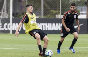 Corinthians faz seu último treino antes de enfrentar o São Paulo na Arena