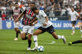 Pedrinho mostra habilidade no jogo deste domingo