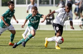 Corinthians e Palmeiras jogaram na categoria sub-11