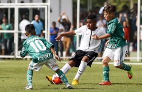 Corinthians e Palmeiras jogaram na categoria sub-11