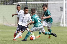 Corinthians e Palmeiras jogaram na categoria sub-11