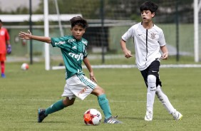 Corinthians e Palmeiras jogaram na categoria sub-11