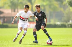Corinthians enfrentou o São Paulo pelo campeonato paulista sub-15