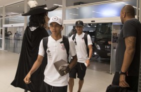 Fessin chega  Arena Corinthians para duelo contra o Vasco, pelo Brasileiro