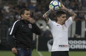 Jogadores do Corinthians lutaram at o fim para segurar a vitria