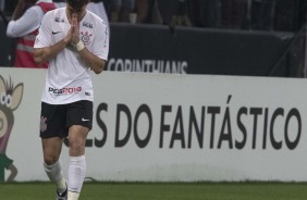 Jogadores do Corinthians lutaram at o fim para segurar a vitria