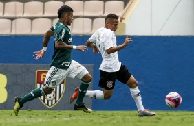 Adson na final do Paulista Sub-20, contra o Palmeiras