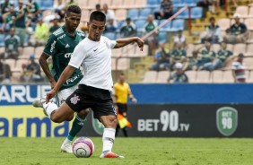 Chuta, Oya! Joia corinthiana durante final contra o Palmeiras, pelo Paulista Sub-20