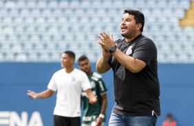 Eduardo Barroca comandou o time na final do Paulista Sub-20, contra o Palmeiras