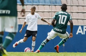 João Victor na final do Paulista Sub-20, contra o Palmeiras