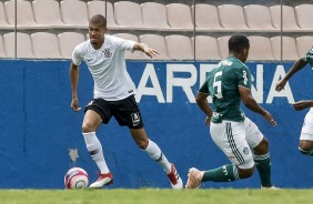 Joo Victor na final do Paulista Sub-20, contra o Palmeiras