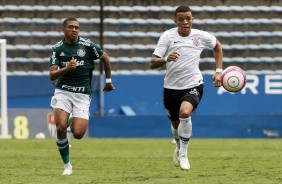 Rafael Bilu na final do Paulista Sub-20, contra o Palmeiras