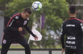 Rodrigo Figueiredo durante treino desta segunda-feira em preparação para jogo contra o Atlético-PR