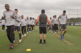 Corinthians finaliza preparação para duelo contra o Atlético-PR, pelo Campeonato Brasileiro
