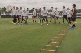 Corinthians treina para enfrentar o Atlético-PR, pelo Campeonato Brasileiro