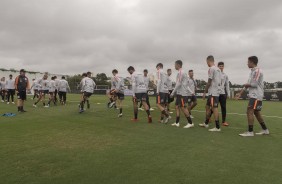 Elenco corinthiano faz ltimo treino antes do jogo contra o Atltico-PR