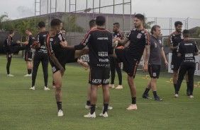 Jogadores fizeram o ltimo treino antes de enfrentarem a Chapecoense, pelo Brasileiro