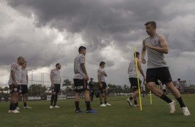 Timo treina para duelo contra a Chapecoense, pela penltima rodada do Brasileiro