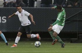 Jadson durante jogo contra a Chapecoense, o ltimo na Arena Corinthians nesta temporada