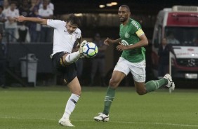 Romero foi titular contra a Chapecoense, no último jogo do Corinthians na Arena, nesta temporada
