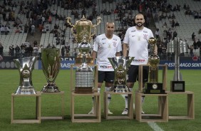 Sheik e Danilo se despedem do Corinthians em seu ltimo jogo na Arena