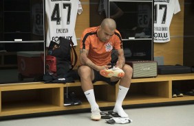 Sheik tambm far seu ltimo na Arena Corinthians, hoje, contra a Chapecoense